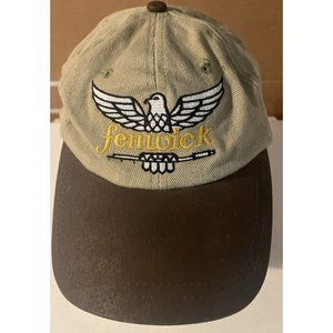 Fenwick Hat Cap Bows Arrows Fishing Brown/Beige Small